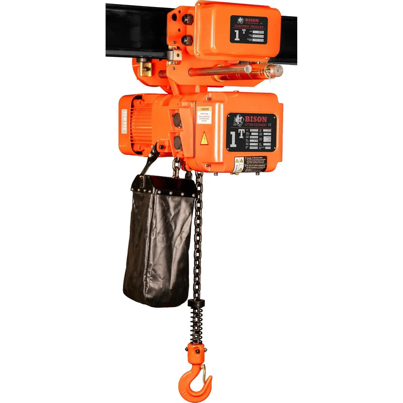 1 Ton Three Phase Hoist + Trolley Bison Lifting