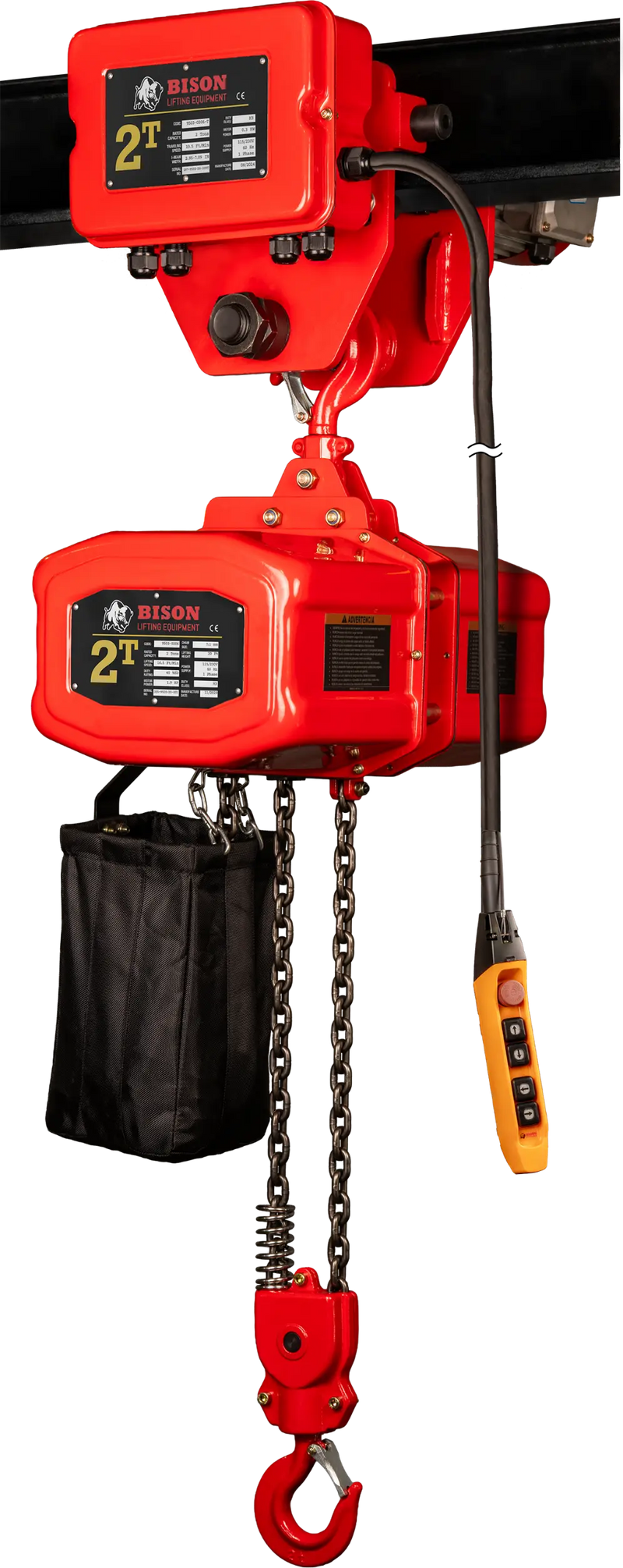 Bison Lifting 2 Ton Hoist + Trolley Bison Lifting