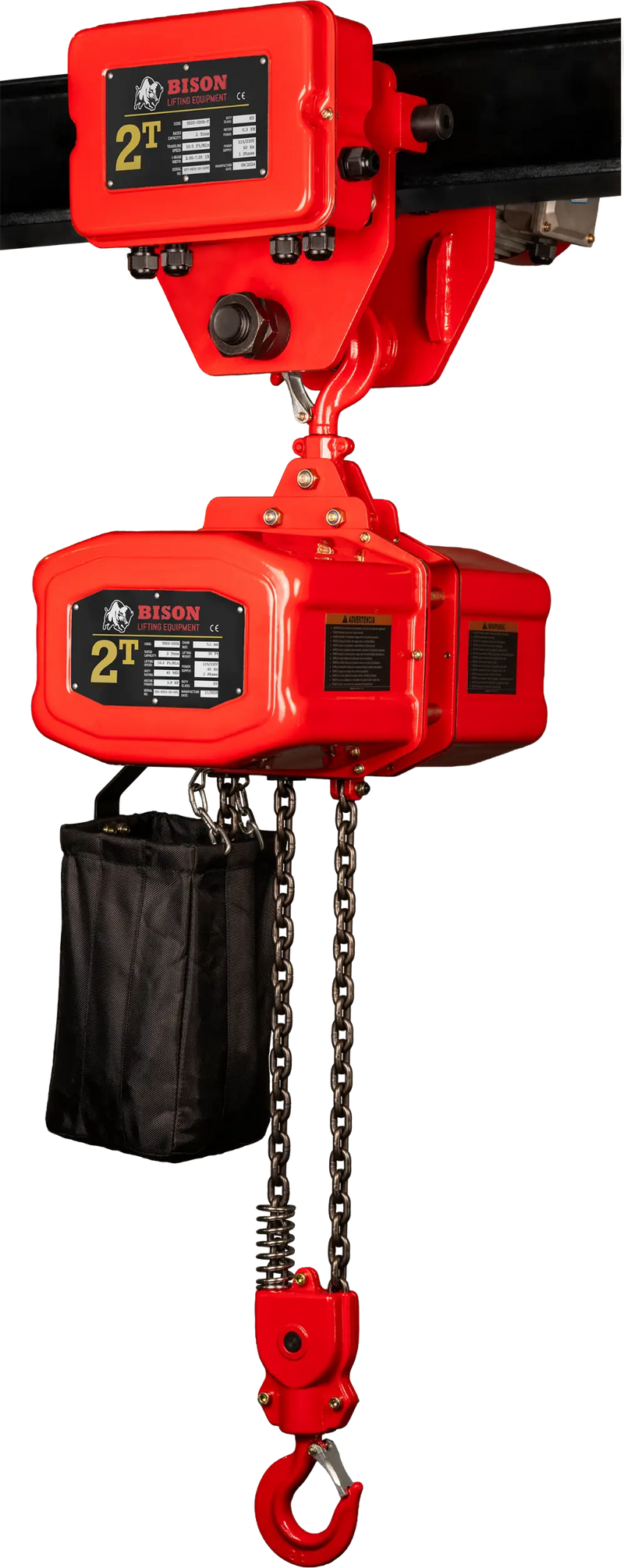 Bison Lifting 2 Ton Hoist + Trolley Bison Lifting