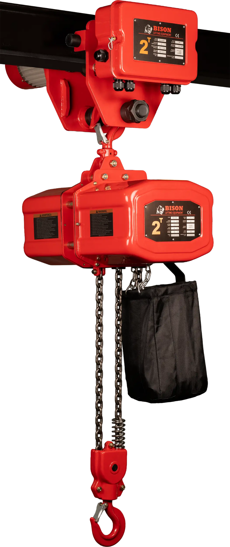 Bison Lifting 2 Ton Hoist + Trolley Bison Lifting
