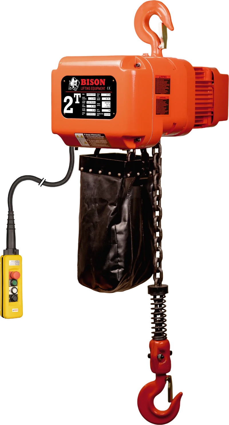 Bison Lifting 2 Ton Three Phase Hoist Bison Lifting