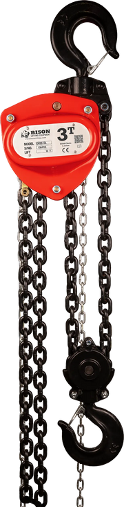 Bison Lifting 3 Ton Chain Hoist with Overload Protection Bison Lifting