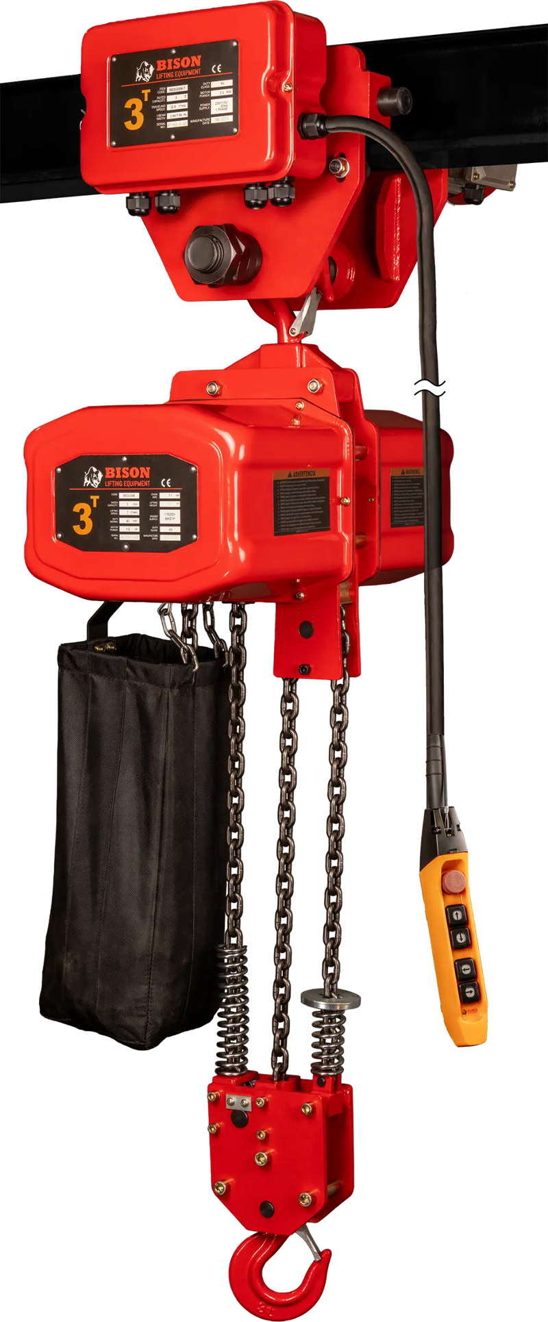 Bison Lifting 3 Ton Hoist + Trolley Bison Lifting