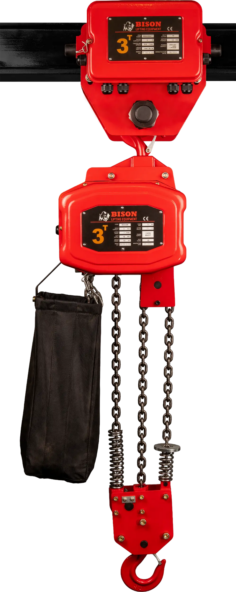 Bison Lifting 3 Ton Hoist + Trolley Bison Lifting