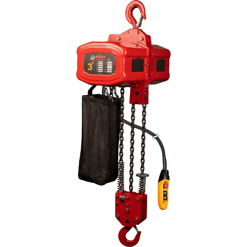 Bison Lifting 3 Ton Single Phase Hoist Bison Lifting