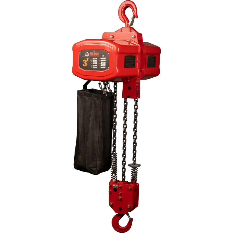 Bison Lifting 3 Ton Single Phase Hoist Bison Lifting