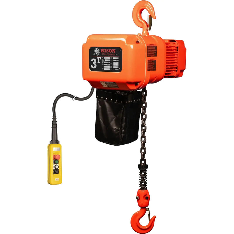 Bison Lifting 3 Ton Three Phase Hoist Bison Lifting