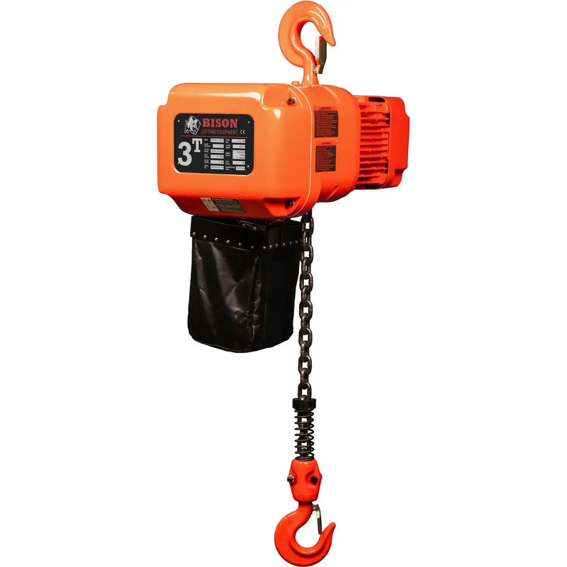 Bison Lifting 3 Ton Three Phase Hoist - Dual Speed Bison Lifting