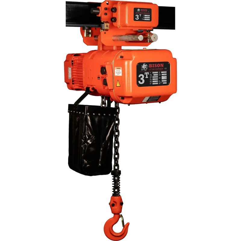 Bison Lifting 3 Ton Three Phase Hoist + Trolley Bison Lifting