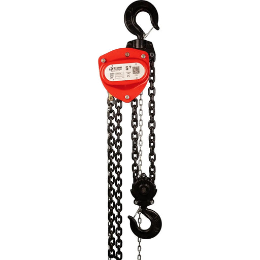 Bison Lifting 5 Ton Chain Hoist with Overload Protection Bison Lifting