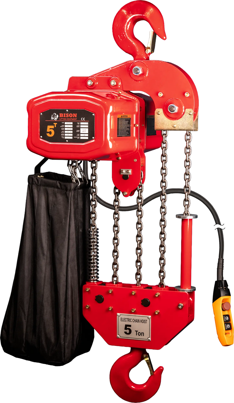 Bison Lifting 5 Ton Single Phase Hoist Bison Lifting