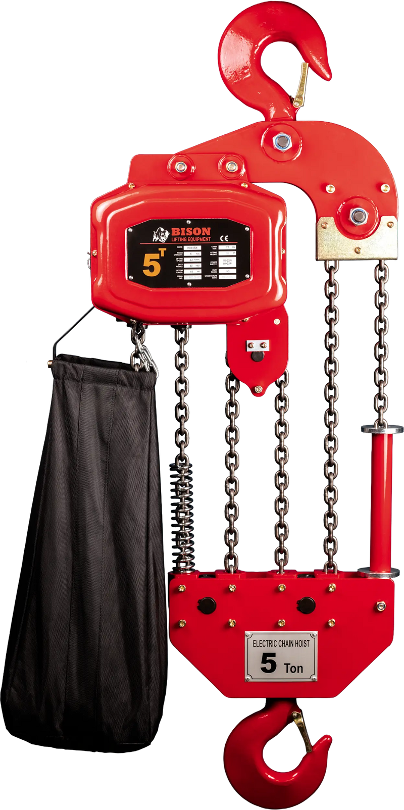 Bison Lifting 5 Ton Single Phase Hoist Bison Lifting