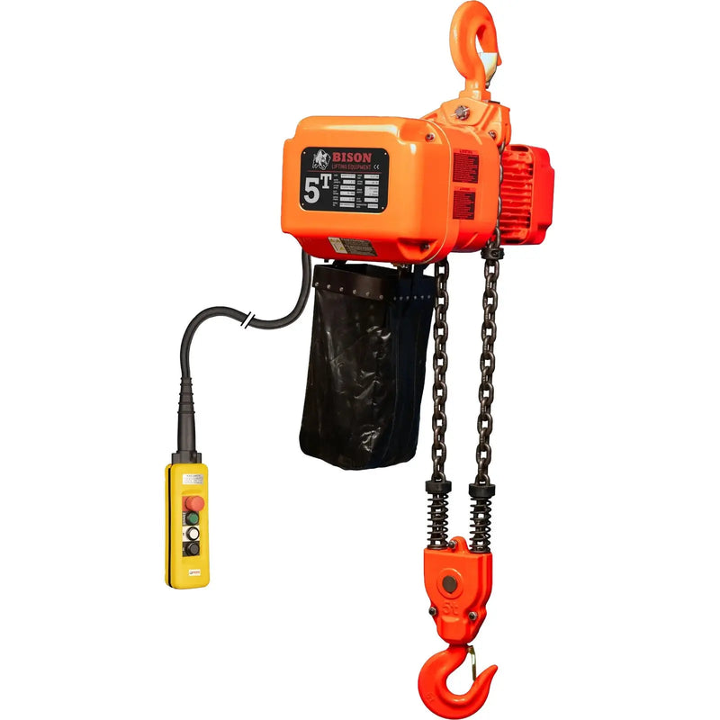 Bison Lifting 5 Ton Three Phase Hoist - Dual Speed Bison Lifting