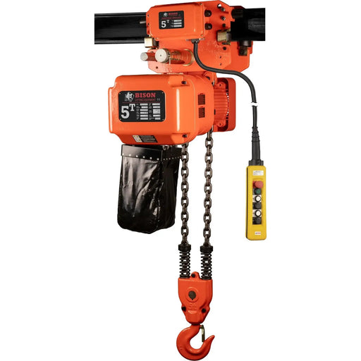 Bison Lifting 5 Ton Three Phase Hoist + Trolley Bison Lifting