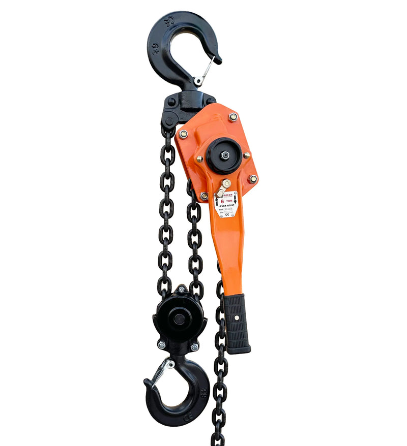Bison Lifting 6 Ton Lever Hoist (Black Chain) Bison Lifting