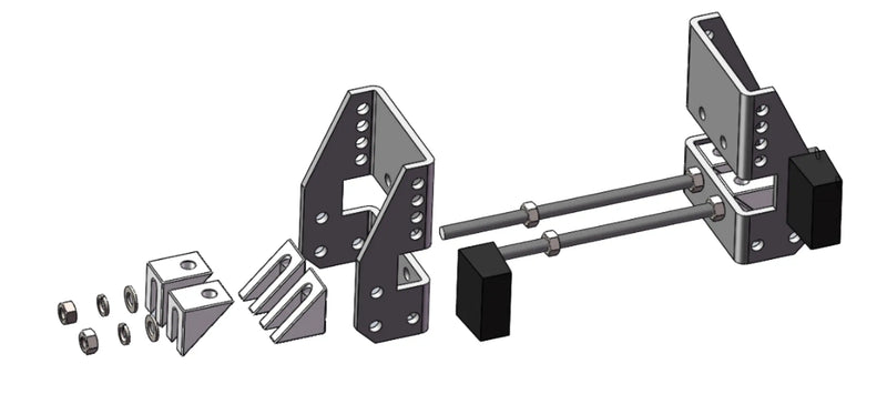 Bison Lifting Beam Stop Clamp TESH30-63 Bison Lifting