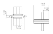 Boss Industrial 4-Way Cross Wedge - CW-D3 Boss Industrial