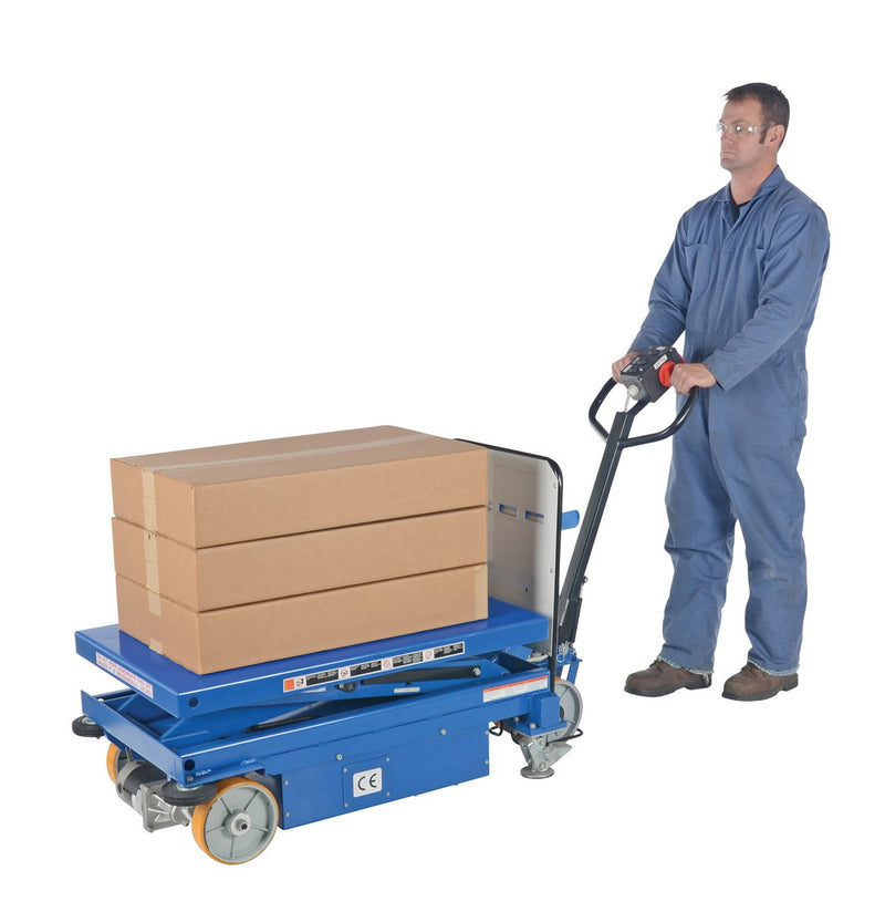 Vestil Powered Drive and Powered Lift Hydraulic Scissor Carts
