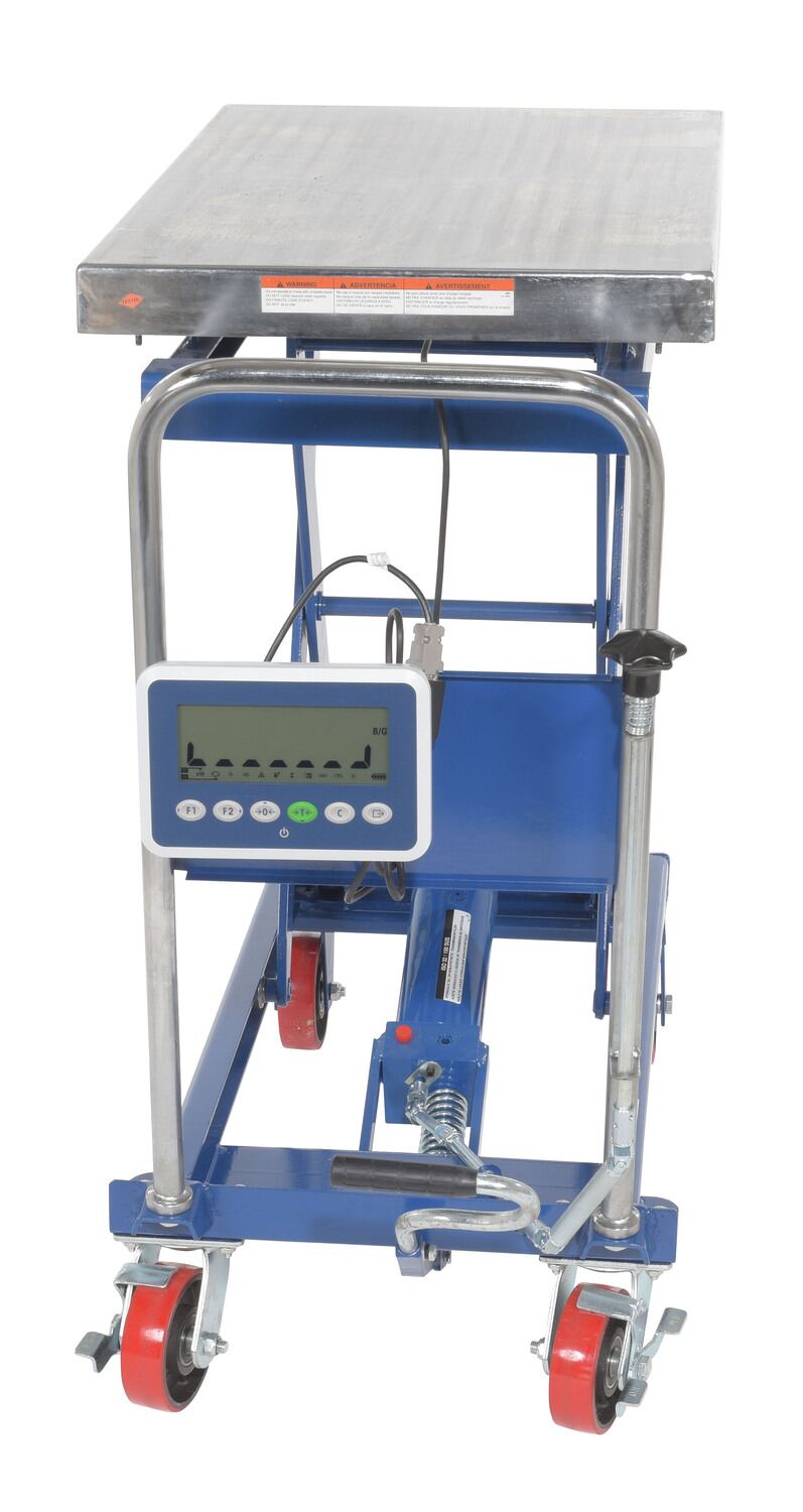 Vestil Scissor Carts with Built-In Scale