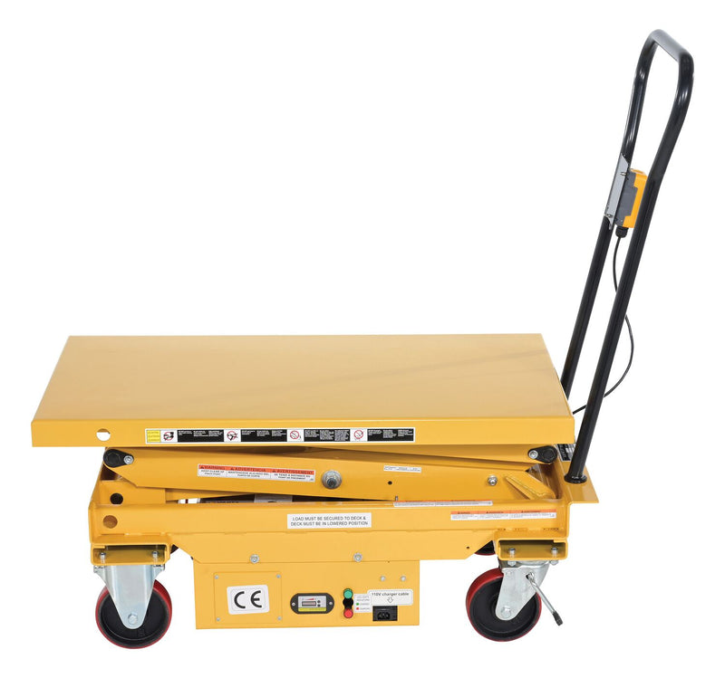 Vestil DC Powered Hydraulic Elevating Carts