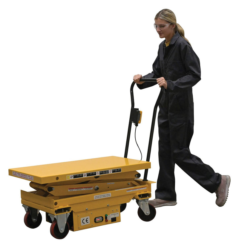 Vestil DC Powered Hydraulic Elevating Carts