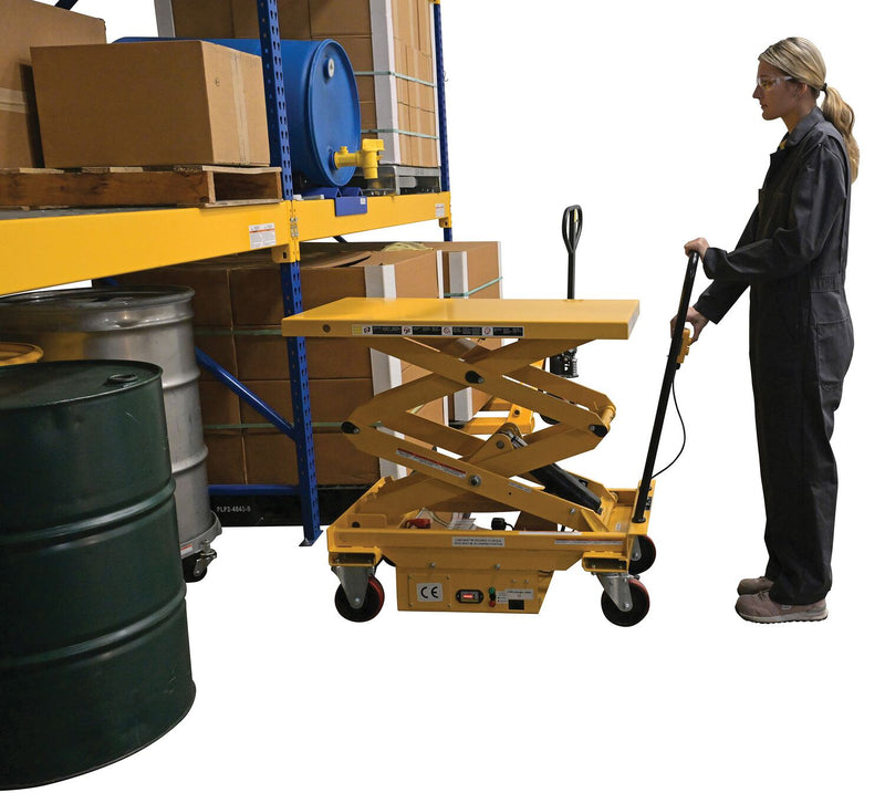 Vestil DC Powered Hydraulic Elevating Carts