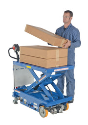 Vestil Powered Drive and Powered Lift Hydraulic Scissor Carts