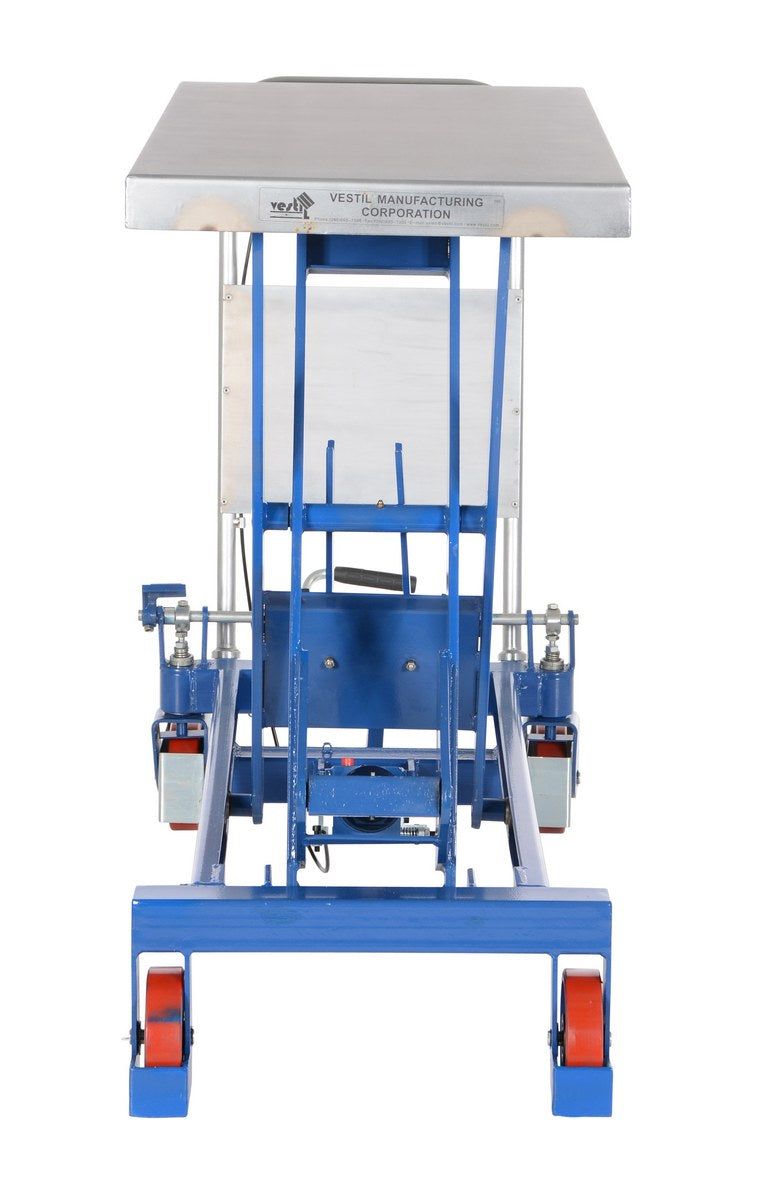Vestil Partially Stainless Steel Hydraulic Elevating Carts
