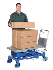 Vestil Partially Stainless Steel Hydraulic Elevating Carts