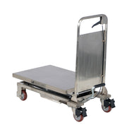 Vestil Partially Stainless Steel Hydraulic Elevating Carts