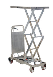 Vestil Partially Stainless Steel Hydraulic Elevating Carts