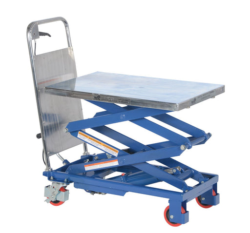 Vestil Partially Stainless Steel Hydraulic Elevating Carts