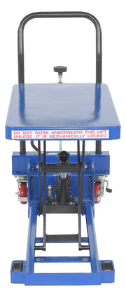 Vestil Low Profile Scissor Cart w/ Auto-Shift