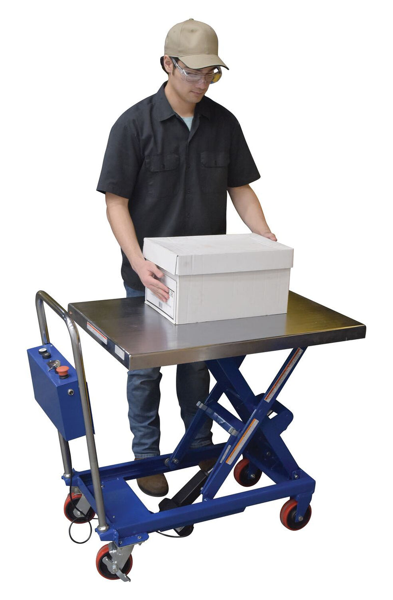 Vestil Linear Actuated Elevating Carts