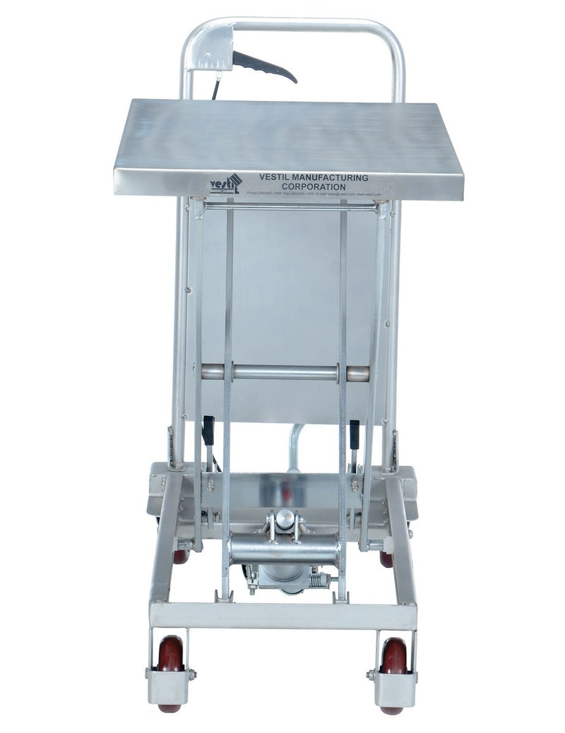 Vestil Partially Stainless Steel Hydraulic Elevating Carts