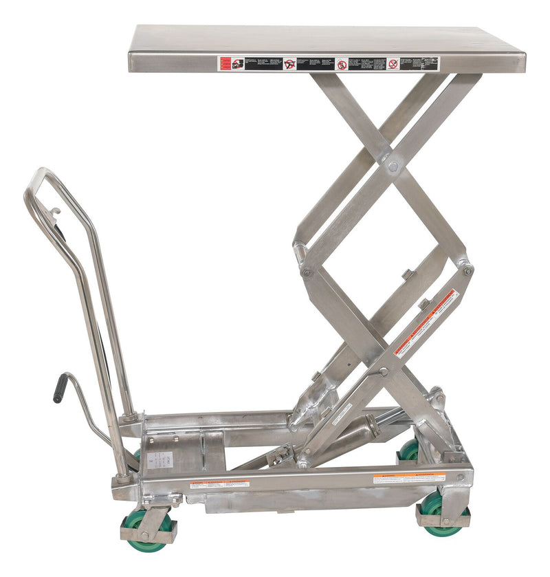 Vestil Stainless Steel Scissor Carts (SSSC)