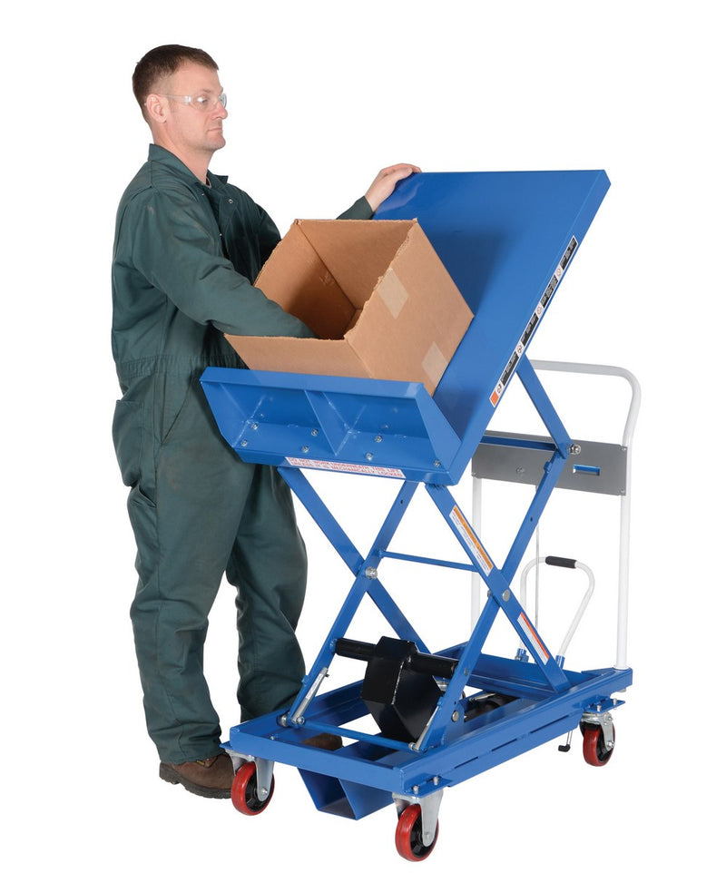 Vestil Lift & Tilt Carts with Sequence Select