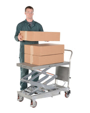 Vestil Partially Stainless Steel Hydraulic Elevating Carts