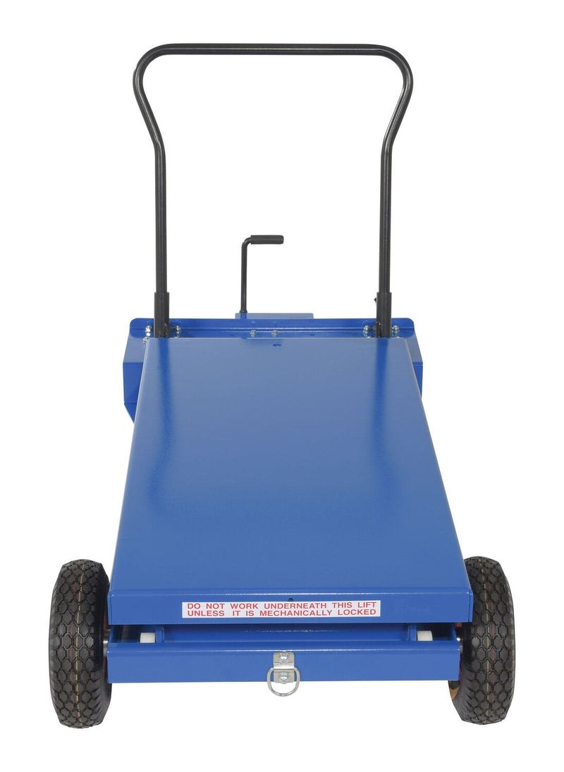 Vestil Pneumatic Tire Elevating Carts
