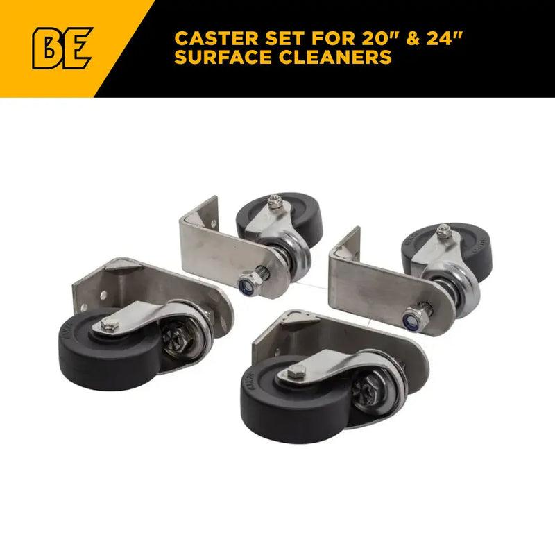CASTER SET 20" & 24" SS WAW BE Power Equipment
