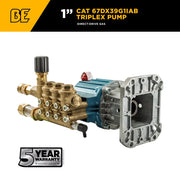 CAT 67DX39G1I Pump – 4.2 GPM, 4,200 PSI, 1" Shaft BE Power Equipment