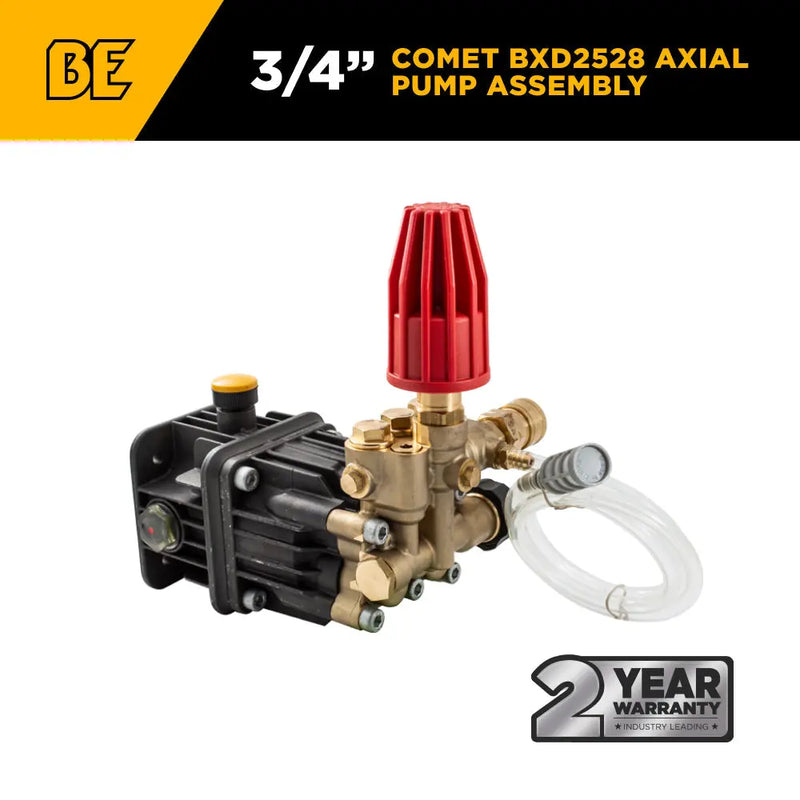 Comet BXD2528 Pump Assembly – 2.5 GPM, 2,800 PSI, 3/4" Shaft BE Power Equipment