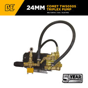 Comet TW5050S Triplex Pump – 5.2 GPM, 5,000 PSI BE Power Equipment