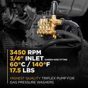 Comet ZWD-K4042G Pump – 4.0 GPM, 4,400 PSI, 1" Shaft BE Power Equipment
