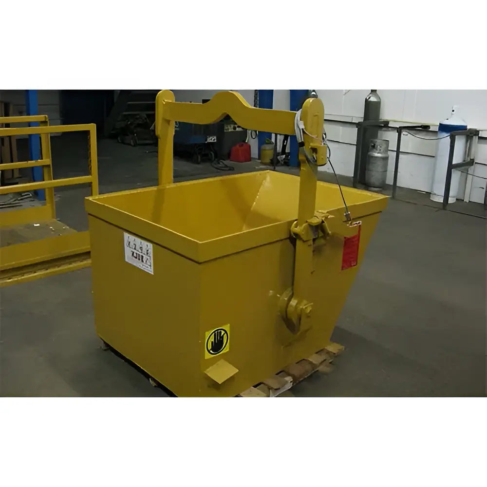Hopper Machine Bucket Apex Hoppers | Crane Dumping Bucket - 8,000 lbs Capacity - Vovlift