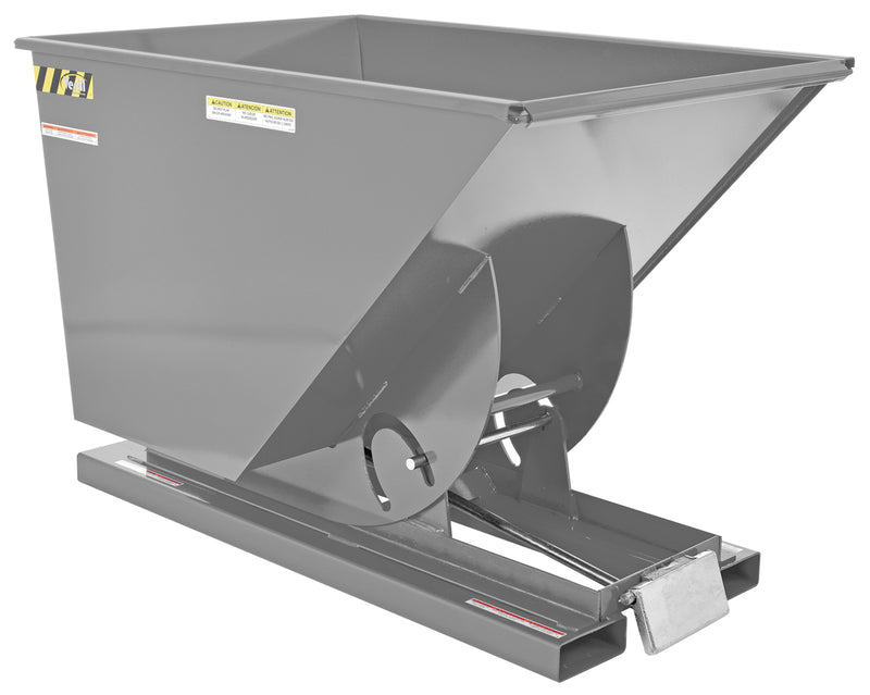 Vestil D Style - Self-Dumping Steel Hoppers with Bumper Release (D) – Group 1