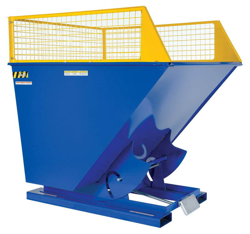 Vestil D Style - Self-Dumping Steel Hoppers with Bumper Release (D) – Group 2