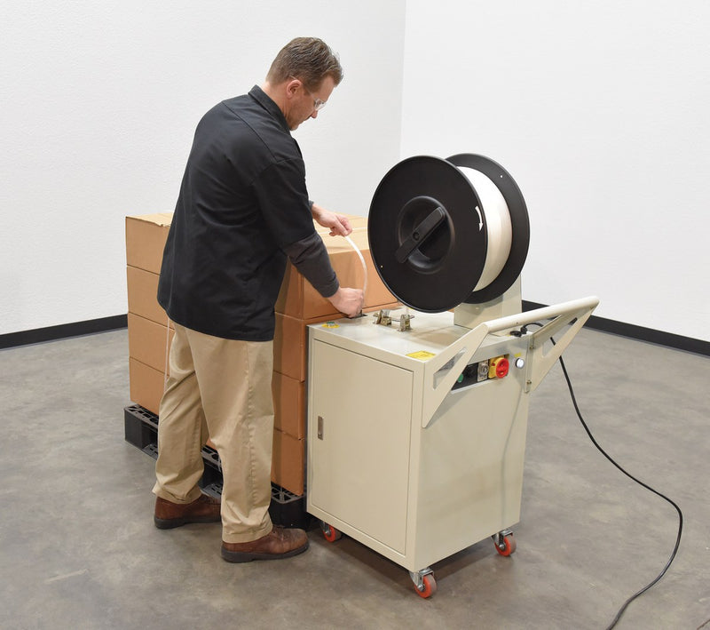 Vestil Semi-Automatic Pallet Probe Strapping Machine (DBA)