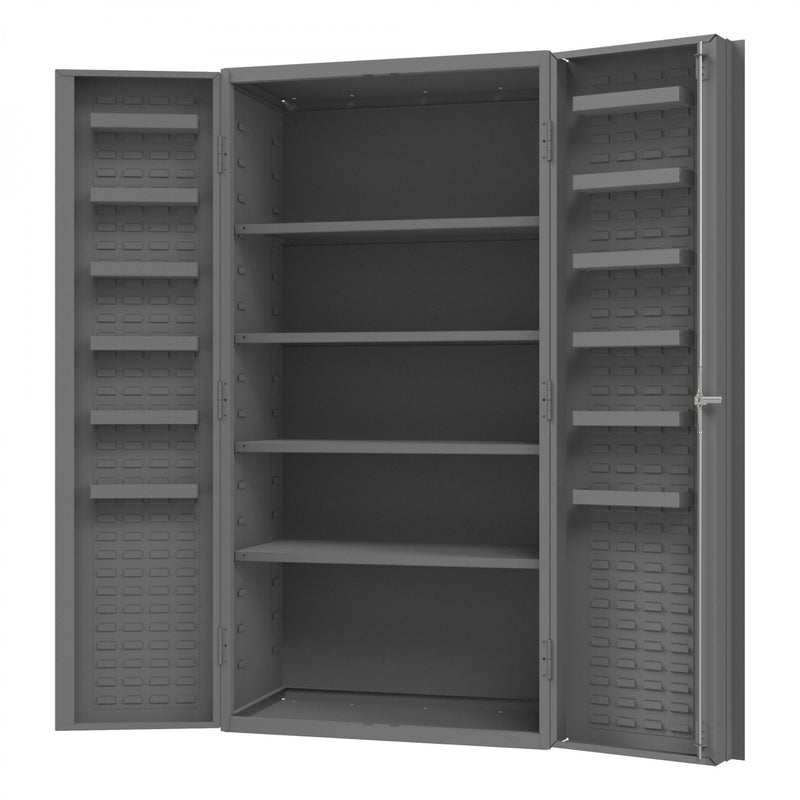 Durham Heavy Duty Cabinet, 14 Gauge, 36 x 24 x 72, 4 Adjustable Shelves