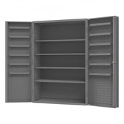 Durham Heavy Duty Cabinet, 14 Gauge, 48 x 24 x 72, 4 Adjustable Shelves